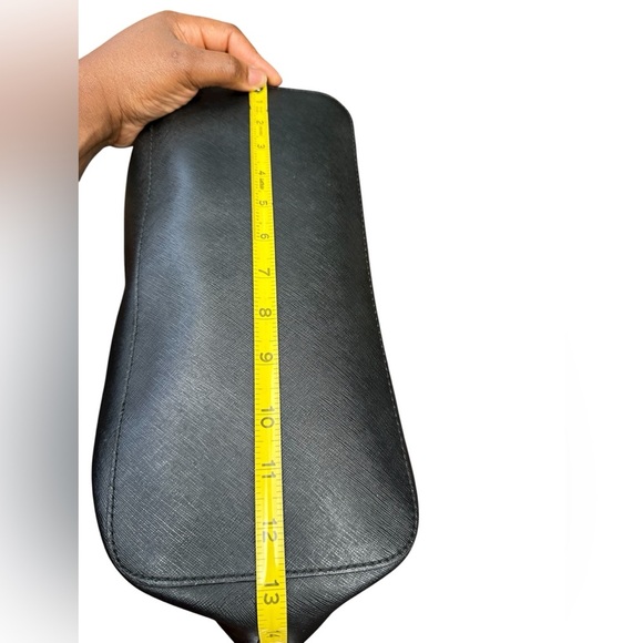 Michael Kors Black Leather Tote with Gold Accents - Picture 13 of 13